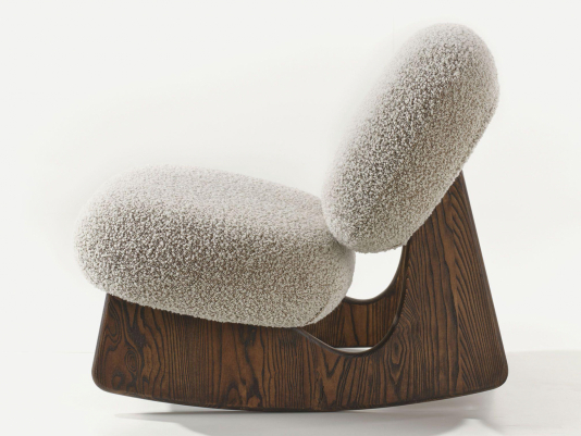 Итальянское кресло Twig Rocking Chair_0