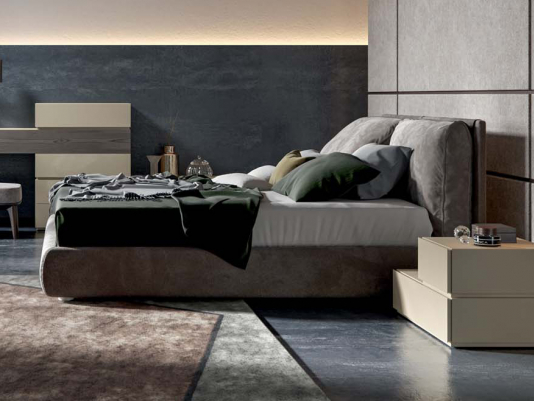 Итальянская кровать Levante Grey_0