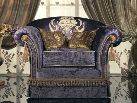 Итальянское кресло Amalfi Lilac_0