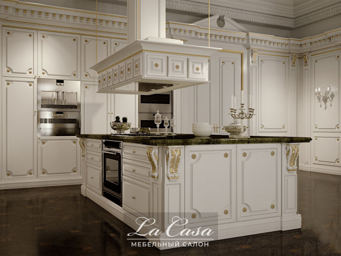 Кухня Romantica Ivory and gold - купить в Москве от фабрики Modenese Gastone из Италии - фото №2