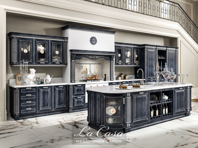 Кухня Imperial Blue - купить в Москве от фабрики Home Cucine из Италии - фото №1