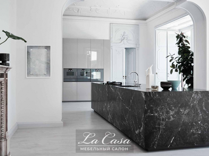 Кухня N_Elle Grey Saint Laurent - купить в Москве от фабрики Cesar из Италии - фото №1