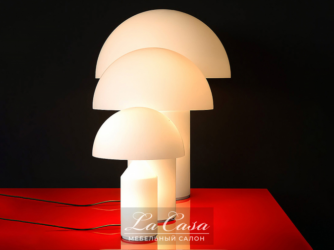 Atollo glass 2024 table lamp