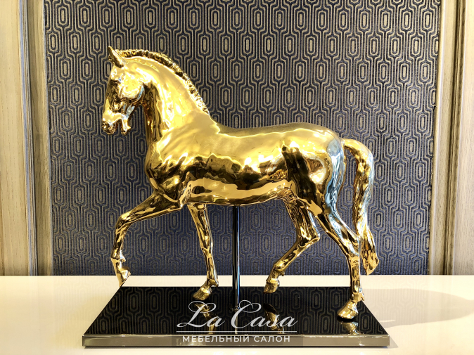 Статуэтка Horse Gold - купить в Москве от фабрики Lorenzon из Италии - фото №1