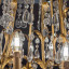 Фото люстры L251/18 MOLATO от фабрики Mechini деталь 5 железо хрусталь золотая - фото №8