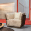 Фото кресло Allure от фабрики Capital Collection общий вид коричневое - фото №2