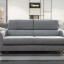 Фото дивана Bellini от фабрики Dienne вид спереди серый - фото №1
