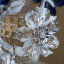Фото статуэтки HDP 3/2 CCB от фабрики Mechini деталь 1 серебряная подставка для интерьерных духов с голубым хрусталем - фото №3