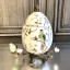Фото статуэтка Box Egg Atlantide (шкатулка) от фабрики Abhika белая, расписная, фарфор общий вид - фото №3