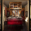 Кухня Monterey Rosso - купить в Москве от фабрики L`ottocento из Италии - фото №1