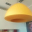 Фото люстра Bell от фабрики Axo Light желтая ткань вид спереди - фото №6
